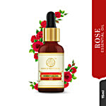 Khadi Natural Rose Essential Oil - Hydrates Skin 15 ml 