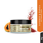 Khadi Natural Saffron Papaya Anti Wrinkle Cream - Removes Fine Lines & Wrinkles 50 g 