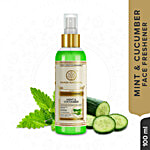 Khadi Natural Mint & Cucumber Face Freshener Spray - Instant Skin Booster 100 ml 