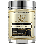 Khadi Natural Black Hair Colour - Revitalizes Hair Shaft 150 g 