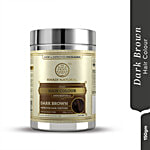 Khadi Natural Dark Brown Hair Colour - Improves Hair Texture 150 g 
