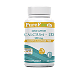 PureFoods Calcium + D3 Tablets - 500 mg 60 pcs