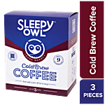 Sleepy Owl Cold Brew Coffee Packs (Dark Roast) 150 g (Set of 3)