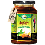 Zandu Pure Honey - With Cinnamon, Green Tea & Lemon, No Added Sugar 500 g 