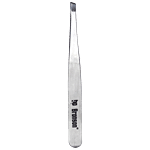 Bronson Professional Tweezer Plucker With Square Tip - Colour May Vary 1 pc