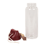 DP Glass Water Bottle With Maroon Cap - BB1245MRN 350 ml 1 Pc