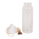 DP Glass Water Bottle With White Cap - BB1245WHT 350 ml 1 Pc