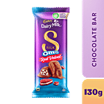 Cadbury Dairy Milk Silk Dairy Milk Silk Chocolate Bar - Oreo Red Velvet 130 g 