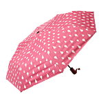 Parachase Three Fold Umbrella - Auto Open & Close, Windproof, Dark Pink, BB522 1 pc