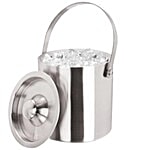 Swastik Steel Stainless Steel Ice Bucket - Double Wall, Orbit 1.5 L 
