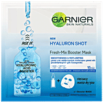 Garnier Skin Naturals Fresh Mix Vitamin C Booster Face Serum Sheet Mask - Blue 33 g 