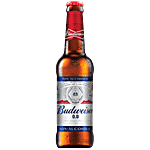 Budweiser 0.0 Non-Alcoholic Beer 330 ml Bottle