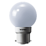 Wipro Safelite LED Bulb - 0.5 Watt, White, Cool Day, B22 1 pc