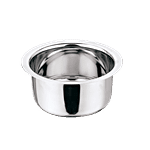 Kitchen Essentials Tope/Patila -  Flat Bottom, Stainless Steel, No. 11 1 pc