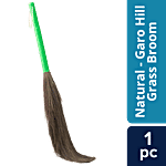 bb home Natural Grass Broom/Phool Jhadu - Natural Garo Hill Grass 1 pc 