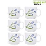 LaOpala Chai/Laopala Opalware Regular Cup Set - Tender Trio 120 ml (Set of 6)