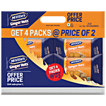 McVitie's Ginger Nuts Cookies - With The Goodness Of Ginger 75 g (Buy 2 Get 2 Free)