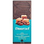 Daarzel 45% Mild Dark Chocolate with Caramelised Almonds and Sea Salt 50 g Box