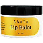 Arata Natural Lip Balm - For Dry & Chapped Lips 10 g 