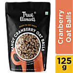True Elements Tangy Cranberry Oat Balls 125 g Matt Pouch