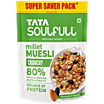 Tata Soulfull Crunchy Millet Muesli Breakfast Cereal With Almonds & Raisins 700 g