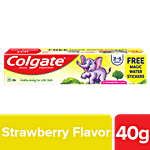 Colgate Kids Anticavity Toothpaste - 2-5 years, Strawberry Flavour 40 g (With Free Stickers)