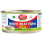 Tasty Nibbles Tuna Flakes - White Meat In Water, Salt Added 185 g Can