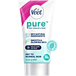 Veet Pure Hair Removal Cream For Dry To Normal Skin - Aloe & Mint 30 g