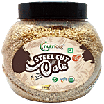 Nutriorg Certified Organic Steel Cut Oats 750 g Plastic Jar