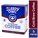 Sleepy Owl Cold Brew Coffee Packs (Dark Roast) 250 g (Set of 5)