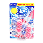 Bloo Solid Rim Power Active - Flowers, Twin Pack 50 g (Pack of 2)