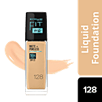 Maybelline New York Fit Me Matte+Poreless Liquid Foundation With Pump - 128 Warm Nude 30 ml