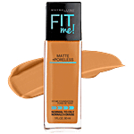 Maybelline New York Fit Me Matte + Poreless Liquid Foundation With Pump - 340 Cappuccino 30 ml