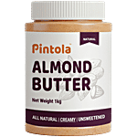 Pintola Almond Butter - Creamy , All Natural, Unsweetened 1 kg 