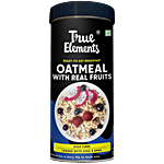 True Elements Whole Oatmeal With Chia & Real Fruits - High Protein & Fibre 500 g 