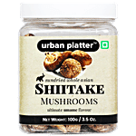 Urban Platter Dried Shiitake Mushrooms 100 g Plastic Jar