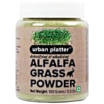 Urban Platter Alfalfa Grass Powder - Detoxifying & Alkalizing 100 g Plastic Jar