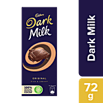 Cadbury Dark Milk Chocolate Bar 72 g 