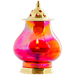 Frestol Designer Jyot - Red 1 pc