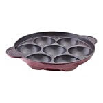 Le Kaviraj Appam Patra/Panniyarkal - 7 Rounds, Maroon 1 pc