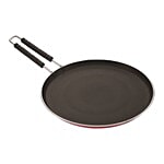Nirlon Non-Stick Heavy Gauge Dosa/Flat Tawa With Wire Handle - Red 1 pc
