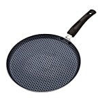 Nirlon Honey Comb Touch Non-Stick Flat Tawa - 260 mm, Black 1 pc