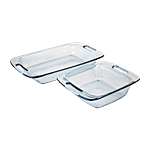 Pyrex Borosilicate Glass Baking Easy Grab - Atlantic Blue 3.7 L (Set of 2)