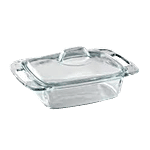 Pyrex Borosilicate Glass Baking Casserole With Glass Lid 1.9 L 