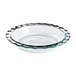 Pyrex Borosilicate Glass Baking 9.5" Pie Plate 24 cm 1 pc 