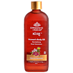 ORGANIC INDIA Women's Body Oil - Revitalising, Rose Geranium 120 ml