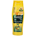 Dabur Vatika Lemon Anti-Dandruff Shampoo, Reduces Dandruff from 1st wash 440ml 