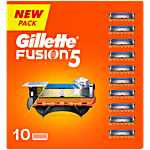 Gillette Fusion5 Cartridges - Shaving Blades For Men, Super Saver Pack 10 pcs 