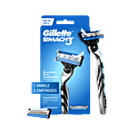 Gillette Mach 3 Razor For Men 1 pc (Handle + 2 Cartridges)
