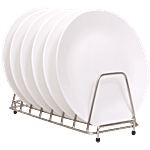 Laopala Diva Opalware Dinner Plates - Dishwasher Safe, Ivory 6 pcs